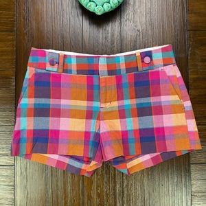 Banana Republic Factory Ryan Fit Plaid Shorts Size 2
